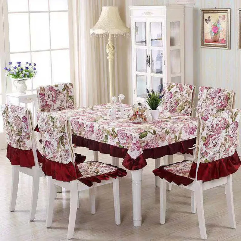 1Set European Style Rectangle Table Cloth Dining Chair Cushion Cover Tablecloth Light Luxury Chair Cushion Set Table Chair Cover
1Set European Style Rectangle Table Cloth Dining Chair Cushion Cover Tablecloth Light Luxury Chair Cushion Set Table Chair Cover
