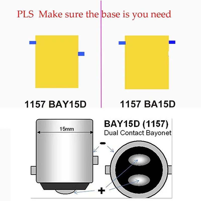 

B&Q 4PCS X 27 SMD 5050 LED S25 1157 BA15S BAY15D P21W Car Turn Signal Brake Backup led bulb 12V white yellow