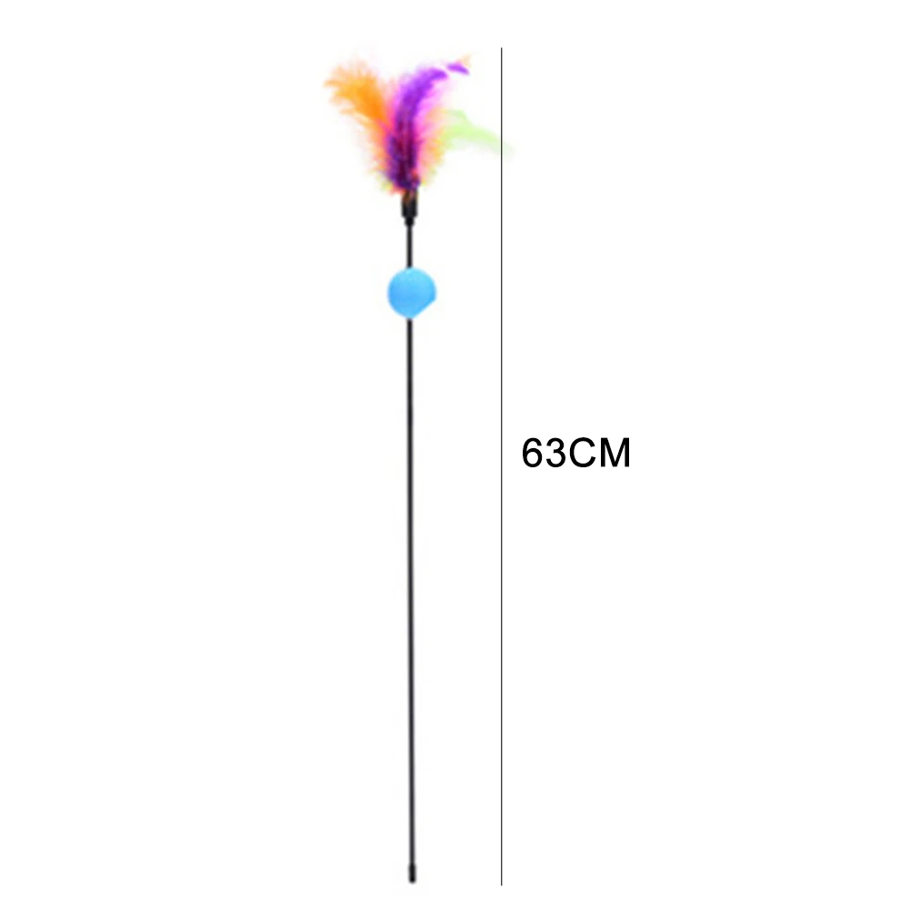 1pcs/lot Cat Toys Feather Wand Kitten Cat Teaser Turkey Feather Interactive Stick Toy Wire Chaser Wand Toy Random Color
1pcs/lot Cat Toys Feather Wand Kitten Cat Teaser Turkey Feather Interactive Stick Toy Wire Chaser Wand Toy Random Color