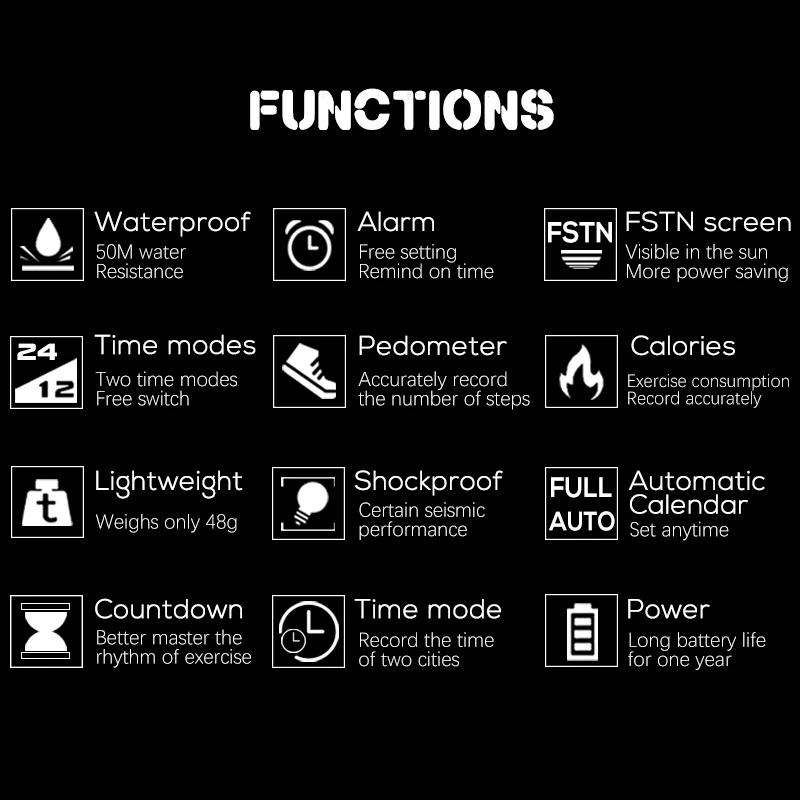 NORTH EDGE SmartWatch Men Digital Men's Sports Watches 2020 Dual Time Pedometer Waterproof 50M Military Alarm Clock Smart watch
NORTH EDGE SmartWatch Men Digital Men's Sports Watches 2020 Dual Time Pedometer Waterproof 50M Military Alarm Clock Smart watch