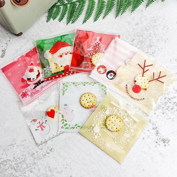 100pcs Cookie Gift Bags New Year Christmas Santa Claus Snacks Cookie Plastic Packaging Bags Party Wedding Candy Bag Kids Favor
100pcs Cookie Gift Bags New Year Christmas Santa Claus Snacks Cookie Plastic Packaging Bags Party Wedding Candy Bag Kids Favor