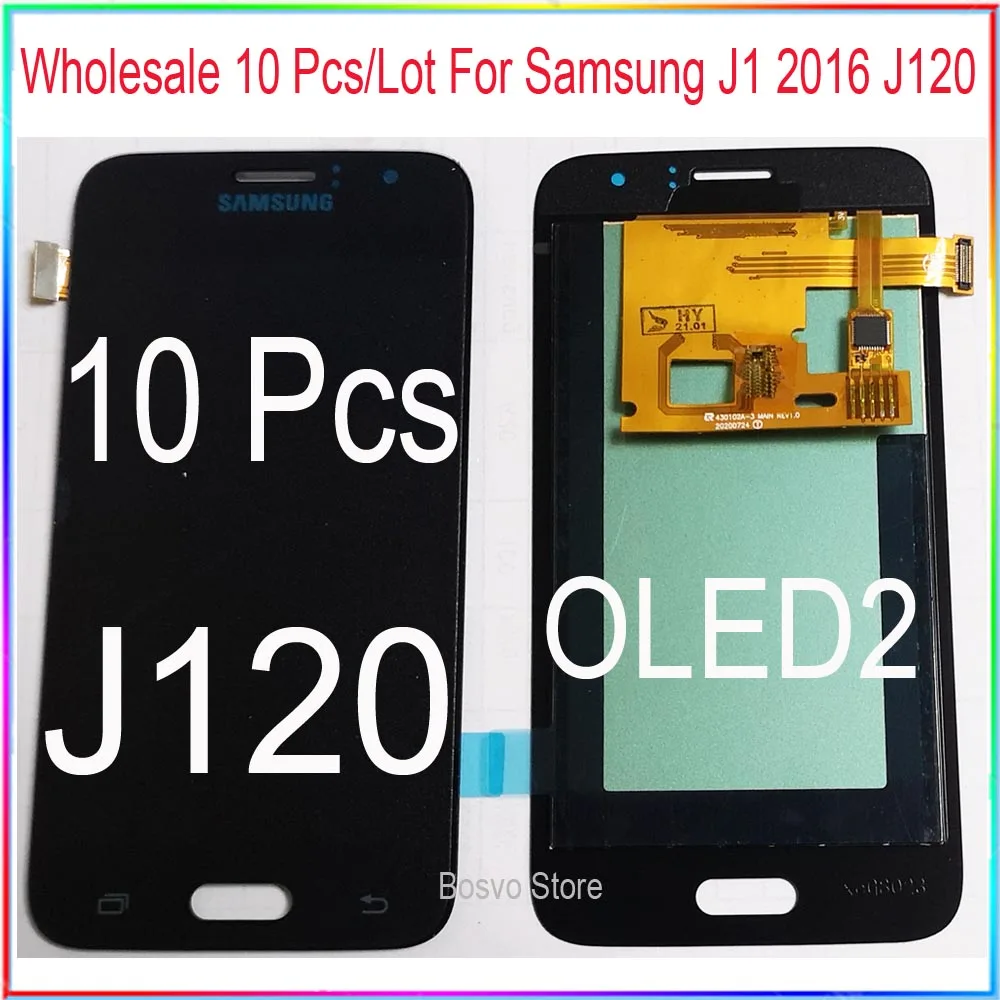 Wholesale 10 pieces/lot For Samsung J1 2016 J120 lcd display screen with touch digitizer assembly
Wholesale 10 pieces/lot For Samsung J1 2016 J120 lcd display screen with touch digitizer assembly