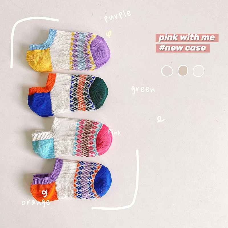 1 Pairs Children's Invisible Boat Socks Silicone Anti-off Collision Color Children's Socks Bohemia Summer Children's Socks
1 Pairs Children's Invisible Boat Socks Silicone Anti-off Collision Color Children's Socks Bohemia Summer Children's Socks
