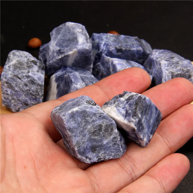 Natural Blue Sodalite Mineral Stone Irregular Rough Rock Stone Energy Stone Reiki Healing Gemstones For Home Decoration Aquarium
Natural Blue Sodalite Mineral Stone Irregular Rough Rock Stone Energy Stone Reiki Healing Gemstones For Home Decoration Aquarium
