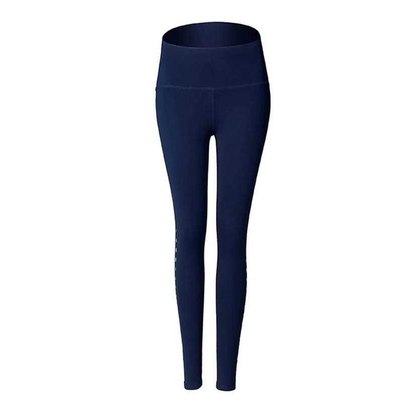 Korean lady suit female running fitness trousers breathable hollowed out middle and high waist nine points | Женская одежда