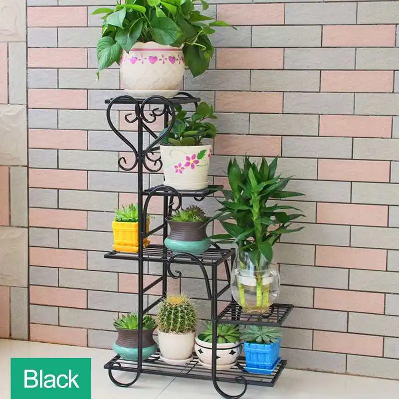 Iron Flower Shelf Balcony Flower Pot Shelf Multi-layer Indoor Living Room Rack Pot Rack European Five-layer Plant Stand
Iron Flower Shelf Balcony Flower Pot Shelf Multi-layer Indoor Living Room Rack Pot Rack European Five-layer Plant Stand
