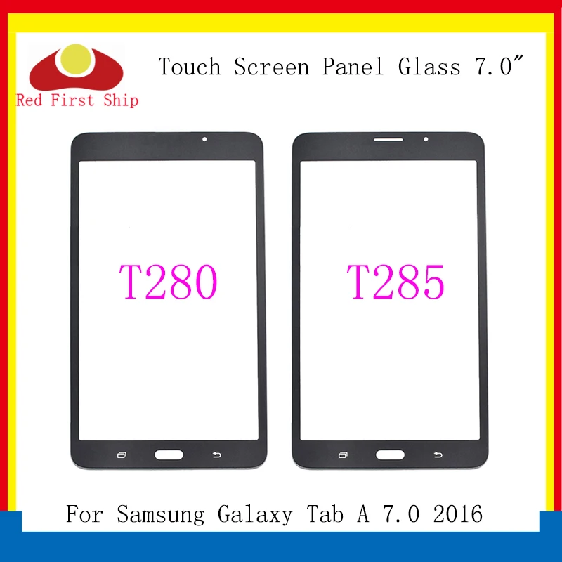 

10Pcs/lot For Samsung Galaxy Tab A 7.0 2016 T280 T285 Touch Screen Panel Glass Lens SM-T280 SM-T285 LCD Front Outer Replacement