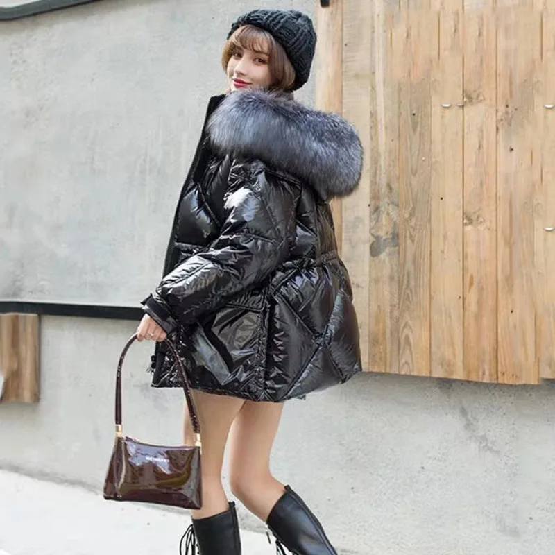 LANMREM 2021 Winter New Women Black Fur Hooded Down Jacket Korean Version Loose Padded Coat Waterproof Female Outwear 2W105
LANMREM 2021 Winter New Women Black Fur Hooded Down Jacket Korean Version Loose Padded Coat Waterproof Female Outwear 2W105