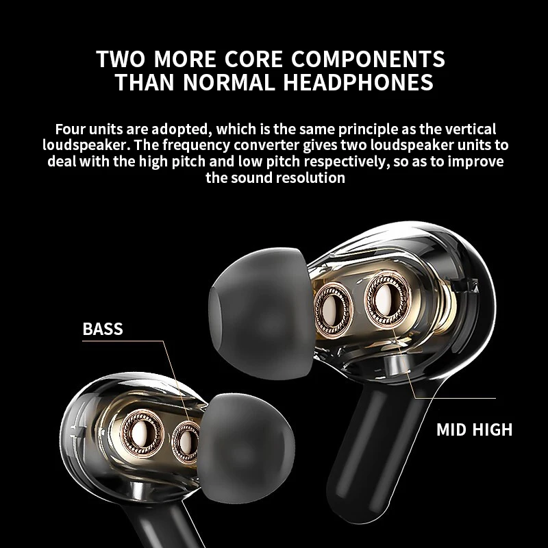Lasaier TWS Wireless Headphones HiFi True Stereo Earbuds Bluetooth Earphone Headset PK airpods pro
Lasaier TWS Wireless Headphones HiFi True Stereo Earbuds Bluetooth Earphone Headset PK airpods pro