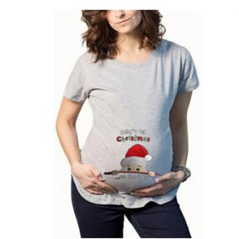 Funny Pregnancy Blouse Short Sleeve T Shirt Maternity Tops For Pregnant Women Tee Christmas Baby Printed Pregnancy Clothes S-3XL
Funny Pregnancy Blouse Short Sleeve T Shirt Maternity Tops For Pregnant Women Tee Christmas Baby Printed Pregnancy Clothes S-3XL