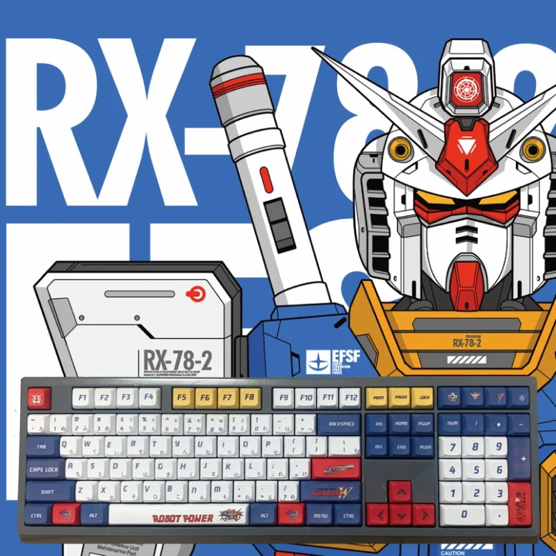 108/120 Key Gundam Robot Keycap XDA Height PBT Five-sided Sublimation DIY Customized Mechanical Keyboard Keycap Cherry MX Switch
108/120 Key Gundam Robot Keycap XDA Height PBT Five-sided Sublimation DIY Customized Mechanical Keyboard Keycap Cherry MX Switch