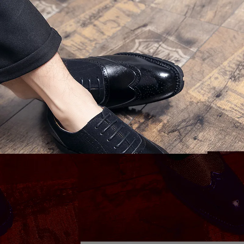 High Quality Wedding Party Slippers Carved Formal Men's Shoes Luxurious Large Size British Style Men Designer Trend Oxford
High Quality Wedding Party Slippers Carved Formal Men's Shoes Luxurious Large Size British Style Men Designer Trend Oxford