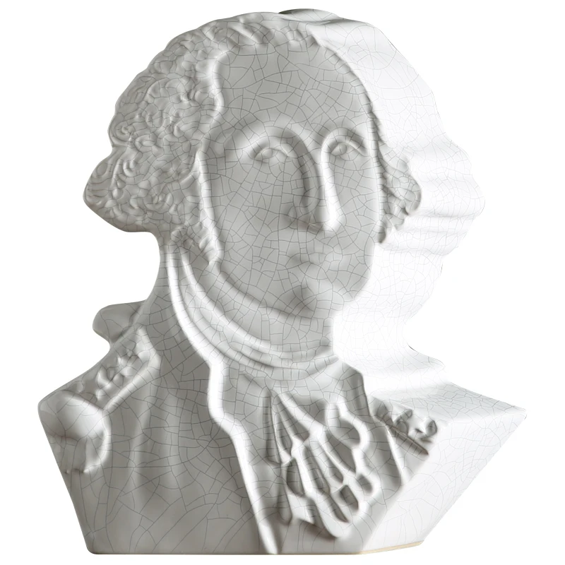Nordic Ceramic Head Statue Creative Art Sculpture House Crafts Greek Statue Decoracion Casa Moderna Gothic Decoration AC50DX
Nordic Ceramic Head Statue Creative Art Sculpture House Crafts Greek Statue Decoracion Casa Moderna Gothic Decoration AC50DX