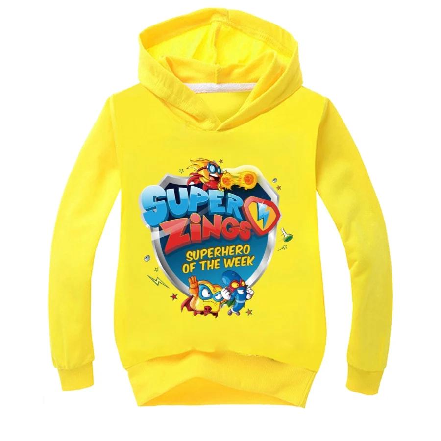 SUPER FELIPE Spring Autumn Super Zings Prints Girls Boys Hoodies Kids Hooded Sweatshirt Clothes Long Sleeve Pullovers Tops Teens
SUPER FELIPE Spring Autumn Super Zings Prints Girls Boys Hoodies Kids Hooded Sweatshirt Clothes Long Sleeve Pullovers Tops Teens