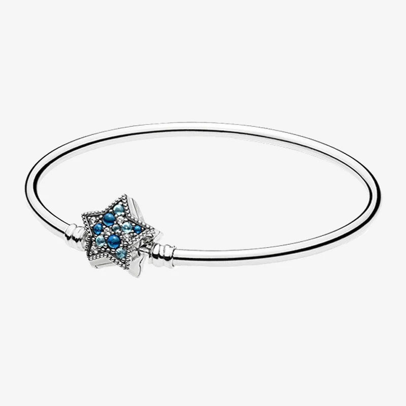 925 Sterling Silver Pan Bracelet Creative Star Bracelet Fit European Charm Bracelets Women Jewelry
925 Sterling Silver Pan Bracelet Creative Star Bracelet Fit European Charm Bracelets Women Jewelry