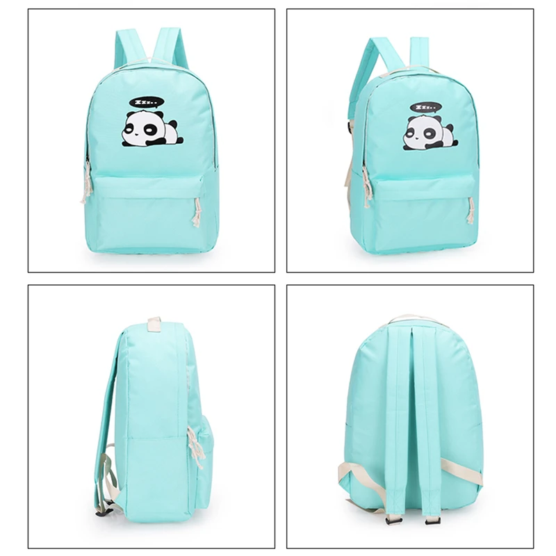Feminine Large Capacity Canvas Shoulder Schoolbags Backpack 4pcs/Set Women Cute Panda Print Backpacks Girls Mochila 2020
Feminine Large Capacity Canvas Shoulder Schoolbags Backpack 4pcs/Set Women Cute Panda Print Backpacks Girls Mochila 2020