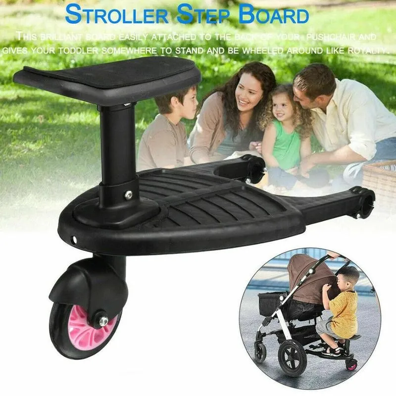 Universal Stroller Pedal Adapter Baby Stroller with Seat Kids Child Pram Wheel Standing Board Pedal
Universal Stroller Pedal Adapter Baby Stroller with Seat Kids Child Pram Wheel Standing Board Pedal
