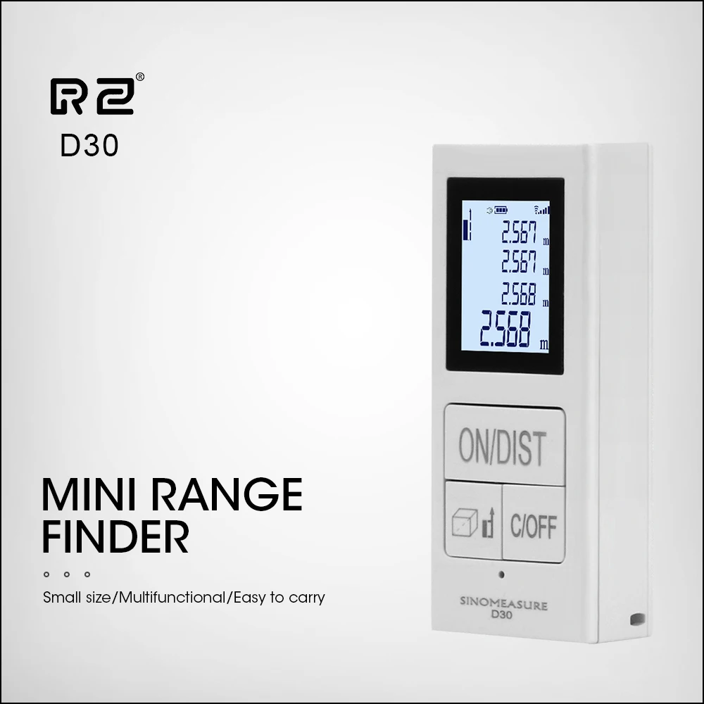 RZ Mini Laser Rangefinder Pen Digital Handheld Laser Distance Meter Range Finder With Rechargeable Distance Meter Range 0.03~30m
RZ Mini Laser Rangefinder Pen Digital Handheld Laser Distance Meter Range Finder With Rechargeable Distance Meter Range 0.03~30m