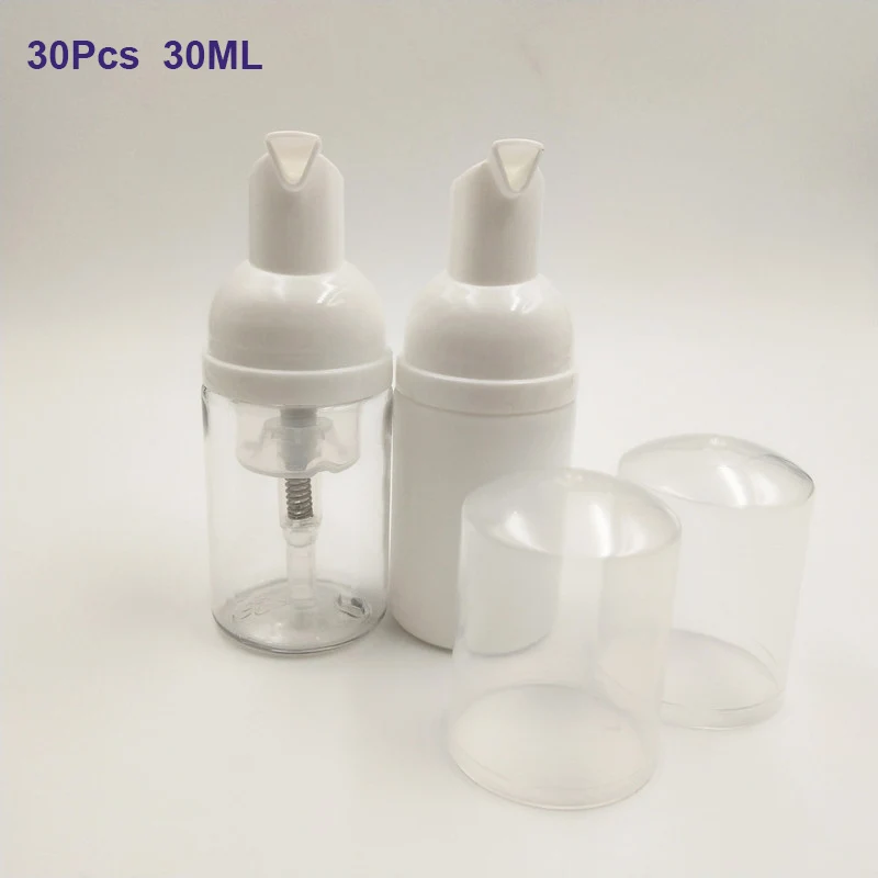 30Pcs 30ML Foaming Soap Dispenser Pump Bottles Plastic Foam Dispenser Bottle Portable Refillable Mini Foam Bottle for Travel
30Pcs 30ML Foaming Soap Dispenser Pump Bottles Plastic Foam Dispenser Bottle Portable Refillable Mini Foam Bottle for Travel