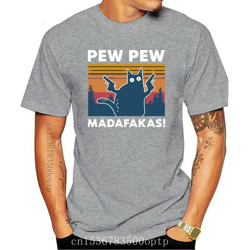 Забавная Мужская футболка Pew Madafakas с рисунком кота, винтажные летние топы, футболка свободного кроя, уличная одежда, футболка в эстетическом ...
Забавная Мужская футболка Pew Madafakas с рисунком кота, винтажные летние топы, футболка свободного кроя, уличная одежда, футболка в эстетическом ...