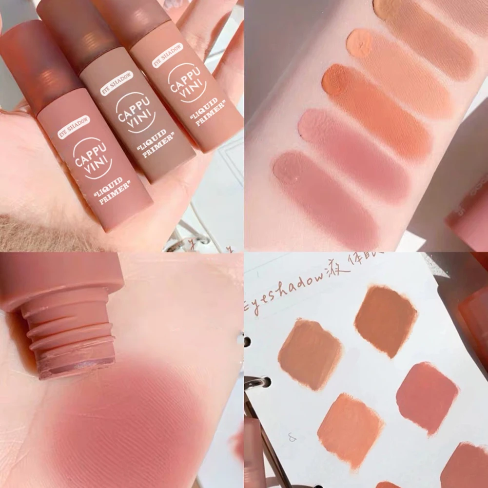 6 Colors Liquid Eyeshadow Matte Velvet Look Waterproof Long Wearing Cheek Blush Nude Powder Contour Shadow Primer Pink Blush
6 Colors Liquid Eyeshadow Matte Velvet Look Waterproof Long Wearing Cheek Blush Nude Powder Contour Shadow Primer Pink Blush