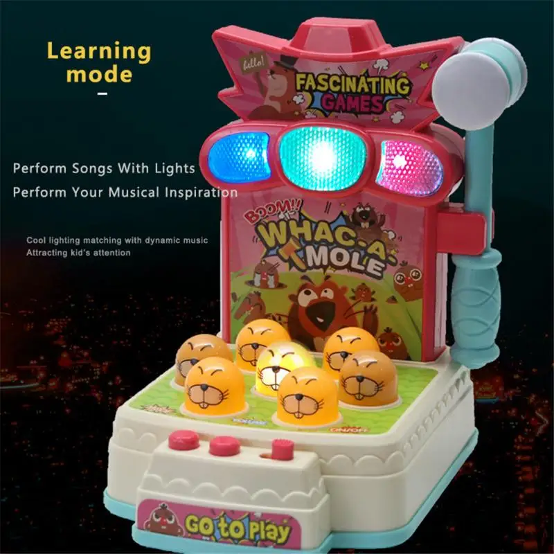 Educational Whack A Mole Game Interactive Pounding Toys With Lights Sounds Healthy Plastic For Birthday Gifts Baby Hand Exercise
Educational Whack A Mole Game Interactive Pounding Toys With Lights Sounds Healthy Plastic For Birthday Gifts Baby Hand Exercise
