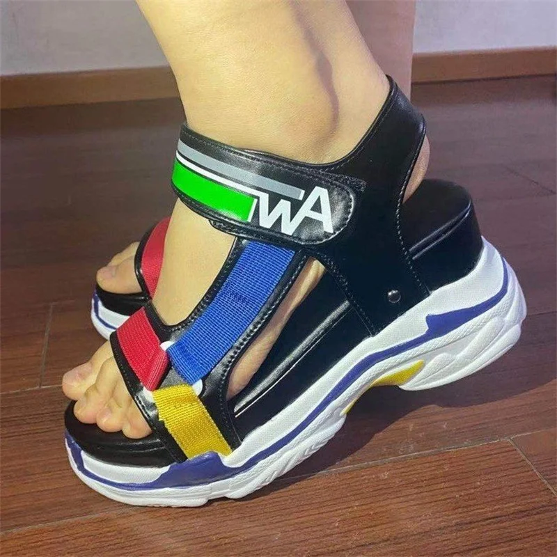 Size 43 Black Women Sandals Breathable Comfortable Shopping Ladies Walking Shoes Wedge Heels Summer Heighten Platform Sandalias
Size 43 Black Women Sandals Breathable Comfortable Shopping Ladies Walking Shoes Wedge Heels Summer Heighten Platform Sandalias