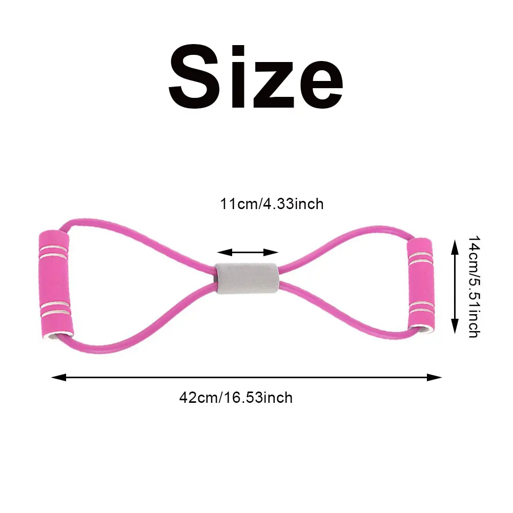 8-shaped Rally Yoga Gel Fitness Resistance 8 Word Chest Exercise Band Exercise Rubber Rope Fitness Dilator Elastic Muscle
8-shaped Rally Yoga Gel Fitness Resistance 8 Word Chest Exercise Band Exercise Rubber Rope Fitness Dilator Elastic Muscle
