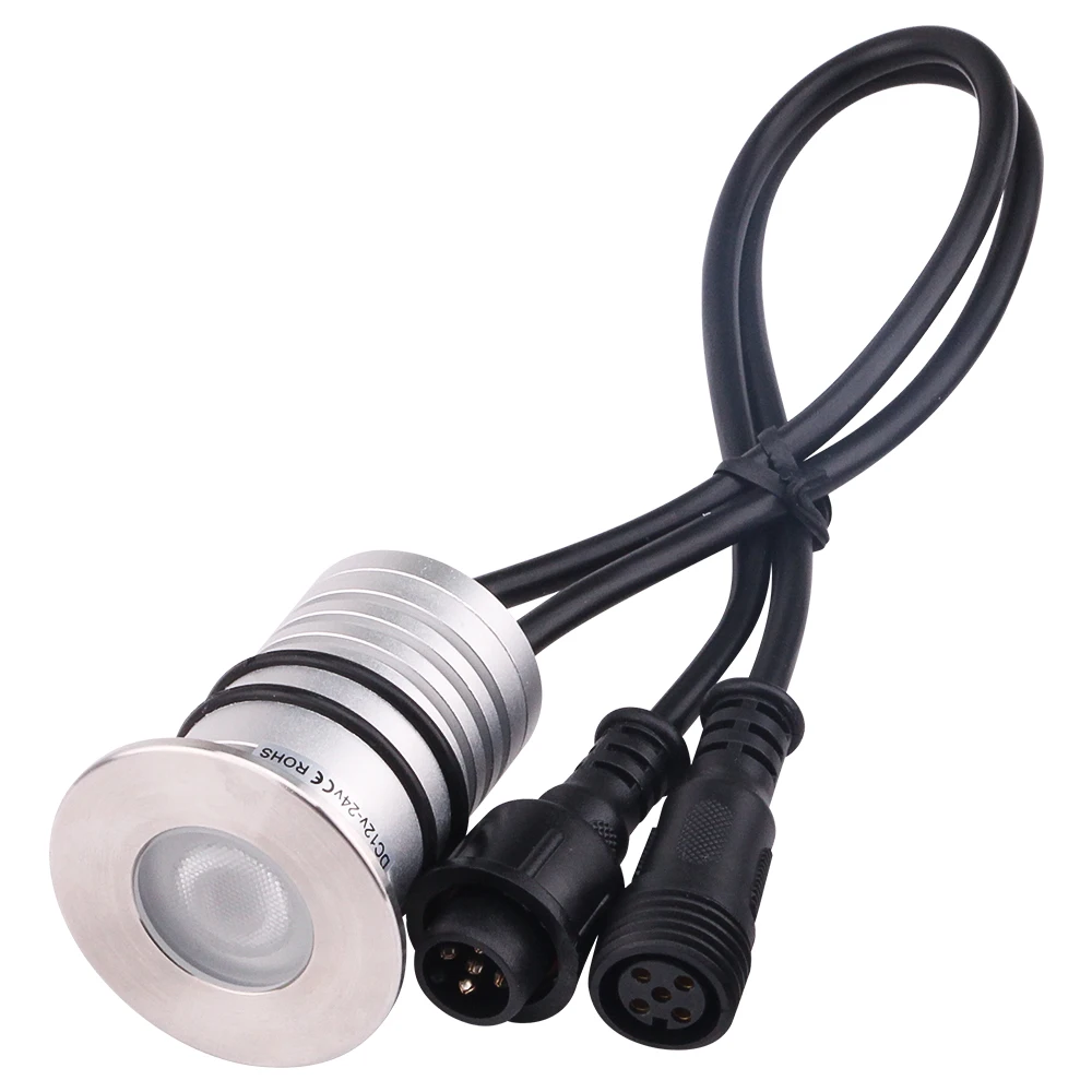 RGB IP68 LED DMX512 Underground Light 12V 3W Waterproof Buried Lamp Garden Ground Spotlight Recessed Deck Floor Lighting
RGB IP68 LED DMX512 Underground Light 12V 3W Waterproof Buried Lamp Garden Ground Spotlight Recessed Deck Floor Lighting