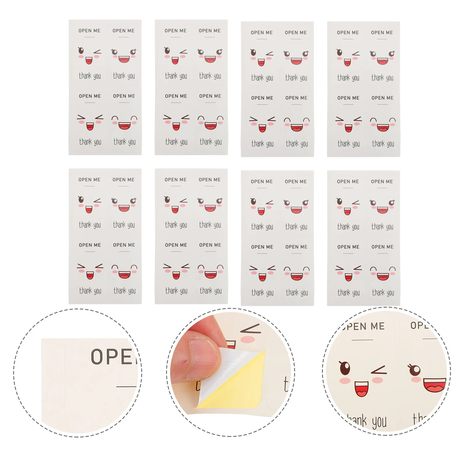 100pcs Box Seal Stickers Rectangle Lovely Pattern Package Labels Decorative Sealing Decals
100pcs Box Seal Stickers Rectangle Lovely Pattern Package Labels Decorative Sealing Decals