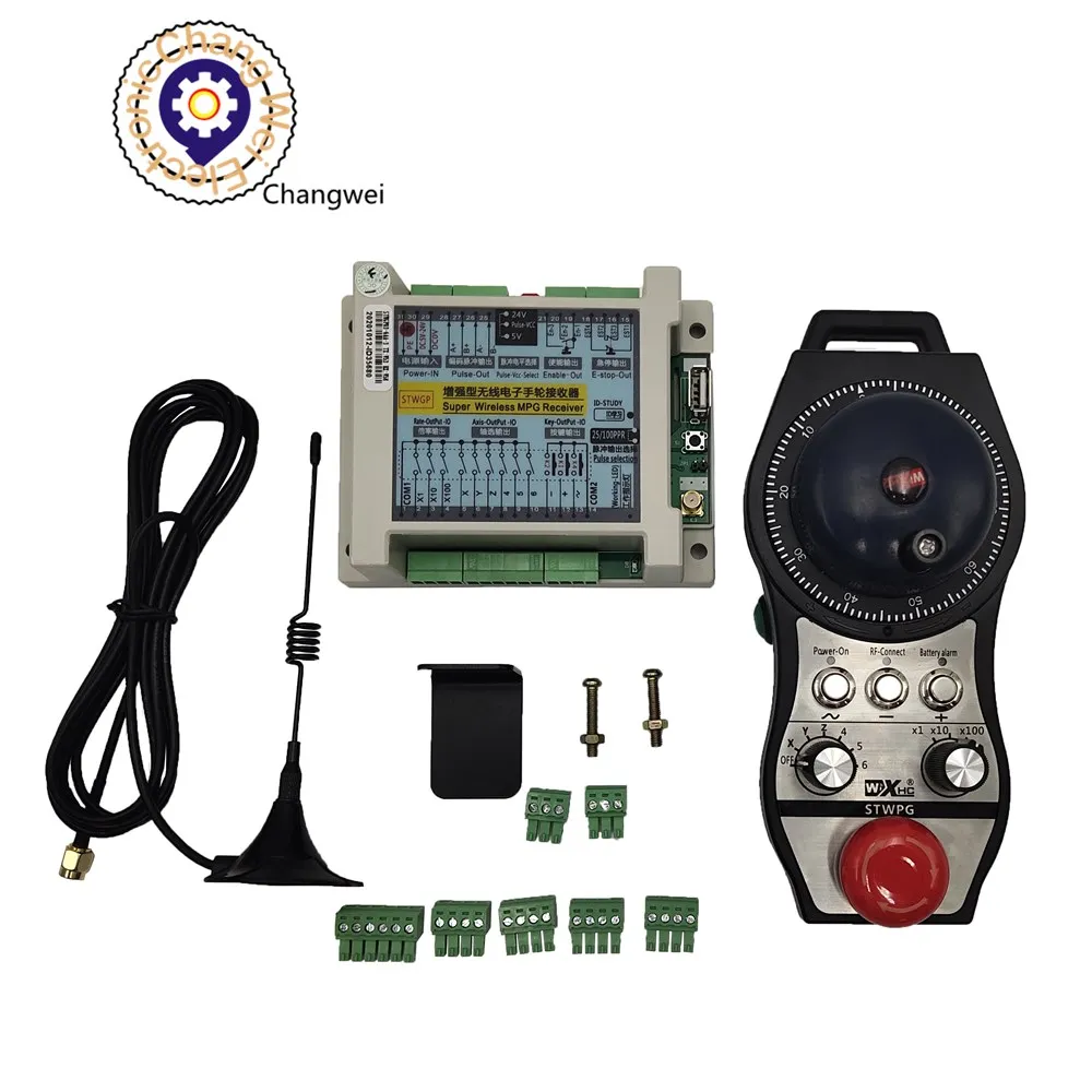 STWGP General 6 Axis Wireless Electronic MPG Manual Pulse Generator Support MITSUBISHI, SIEMENS, FANUC, FAGOR, NUM, LNC, FUTURE
STWGP General 6 Axis Wireless Electronic MPG Manual Pulse Generator Support MITSUBISHI, SIEMENS, FANUC, FAGOR, NUM, LNC, FUTURE