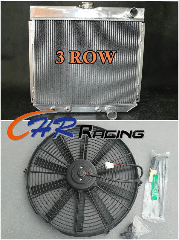 3CORE Aluminum Radiator For 1963-1969 Ford Fairlane 1967-1969 Ford Mustang+A Fan
3CORE Aluminum Radiator For 1963-1969 Ford Fairlane 1967-1969 Ford Mustang+A Fan