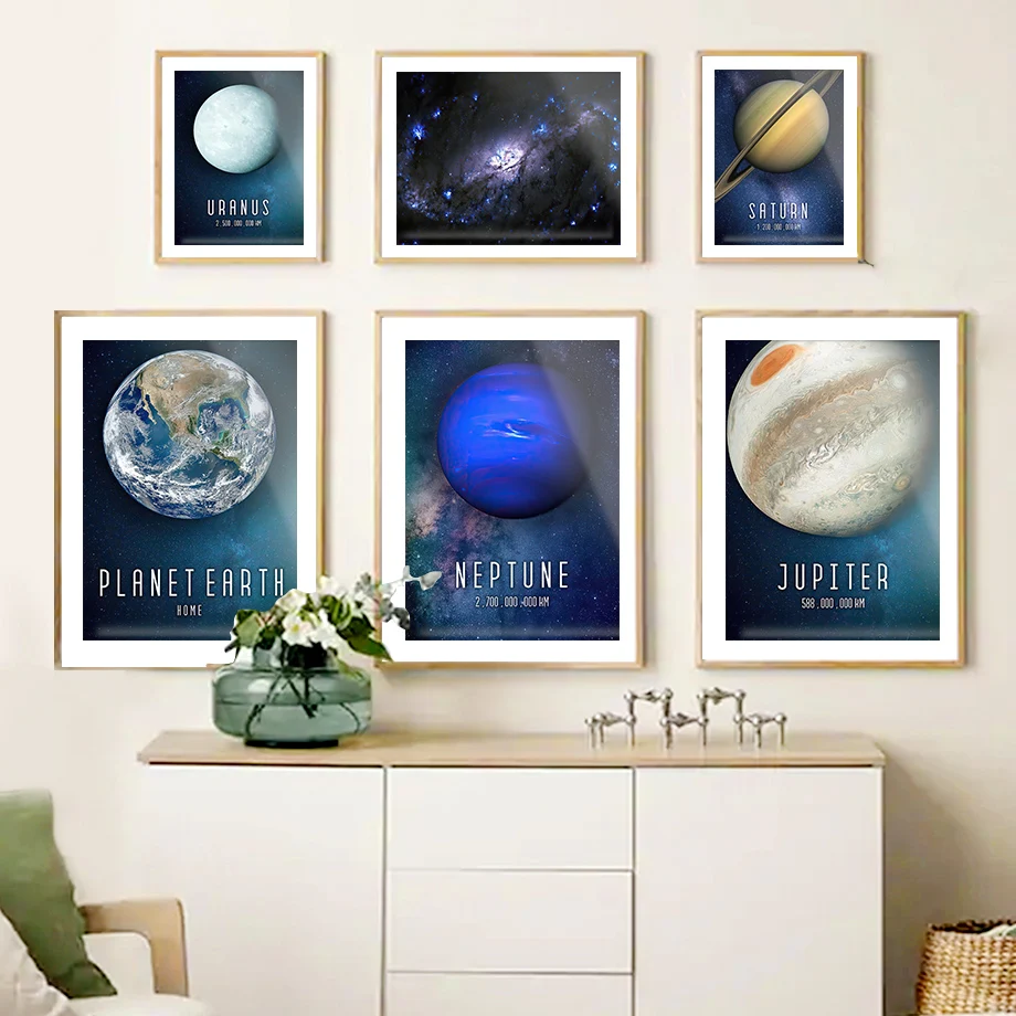 Neptune Venus Moon Astronaut Space Galaxy Wall Art Canvas Painting Nordic Posters And Prints Wall Pictures For Living Room Decor 
Neptune Venus Moon Astronaut Space Galaxy Wall Art Canvas Painting Nordic Posters And Prints Wall Pictures For Living Room Decor