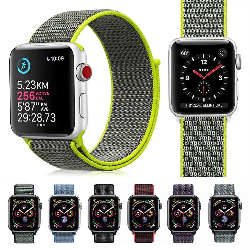 Nylon Loop Strap For Apple Watch Band 44mm 40mm 38mm 42mm SmartWatch Bracelet WatchBand For iWatch Series SE 6 5 4 3 2
Nylon Loop Strap For Apple Watch Band 44mm 40mm 38mm 42mm SmartWatch Bracelet WatchBand For iWatch Series SE 6 5 4 3 2