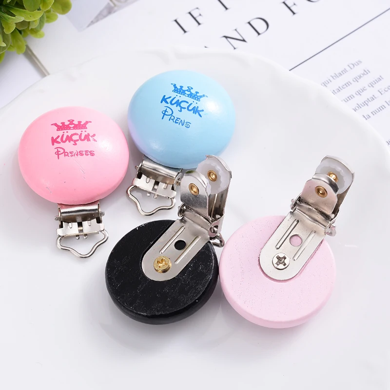 10Pcs/Lot 35mm Anti-drop Metal Handmade Wood Clip Baby Round Soothing Pacifier Clip For DIY Pacifier Chain Accessories Wholesale
10Pcs/Lot 35mm Anti-drop Metal Handmade Wood Clip Baby Round Soothing Pacifier Clip For DIY Pacifier Chain Accessories Wholesale