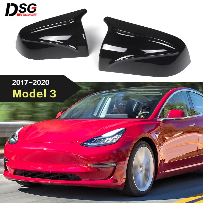 1 Pair Gloss Black Replacement Rear View Mirror Covesr for Tesla Model 3 2017 - 2020 Sedan Car Mirror Cap Accessories
1 Pair Gloss Black Replacement Rear View Mirror Covesr for Tesla Model 3 2017 - 2020 Sedan Car Mirror Cap Accessories