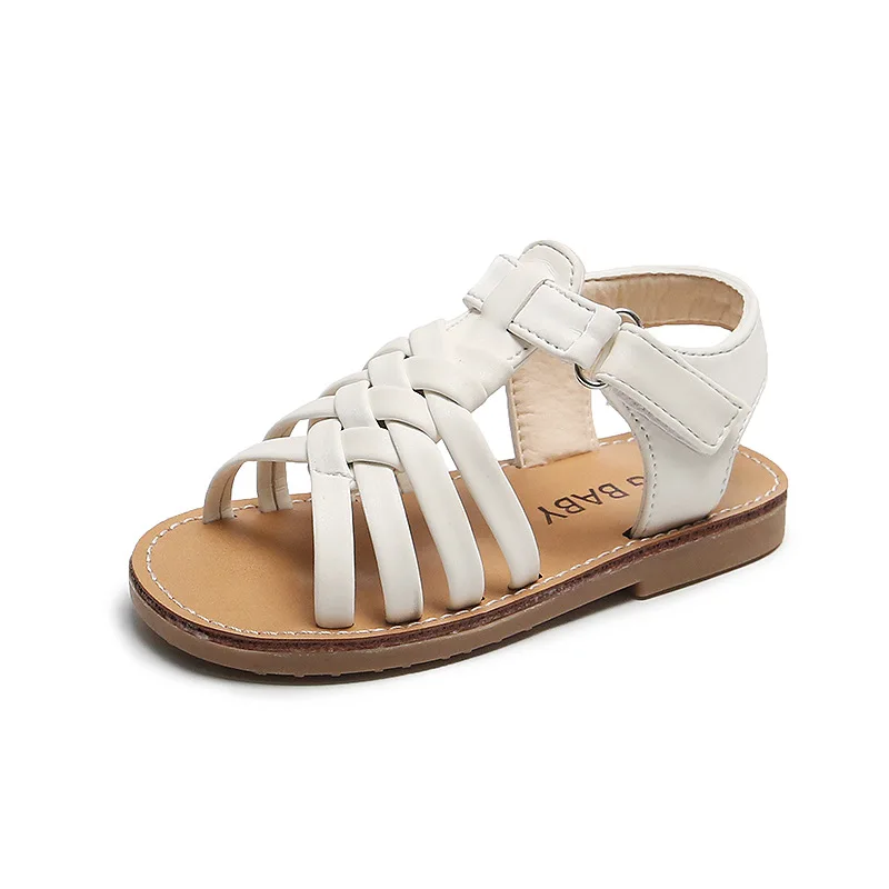 Children's woven Roman sandals summer new fashion boys casual shoes open toe soft girls beach shoes toddler baby shoes Size 21-3
Children's woven Roman sandals summer new fashion boys casual shoes open toe soft girls beach shoes toddler baby shoes Size 21-3