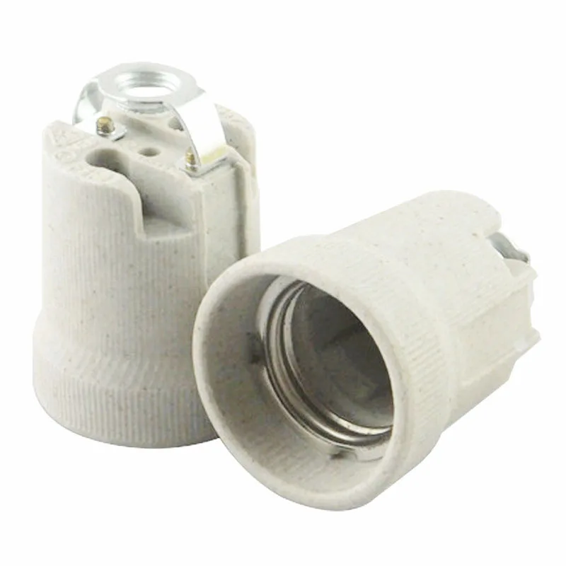 2pcs E27 Ceramic Lamp Holder E27 Vintage Edison Lamp Base With Fixing Bracket Large Screw
2pcs E27 Ceramic Lamp Holder E27 Vintage Edison Lamp Base With Fixing Bracket Large Screw