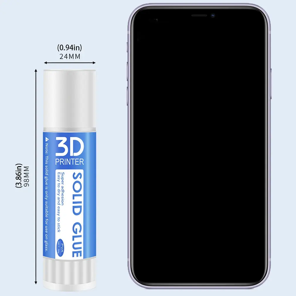 Solid Glue Stick No Edge Warping Adhesive Glue Water Soluble For 3D Printers Practical Solid Glue Stick
Solid Glue Stick No Edge Warping Adhesive Glue Water Soluble For 3D Printers Practical Solid Glue Stick