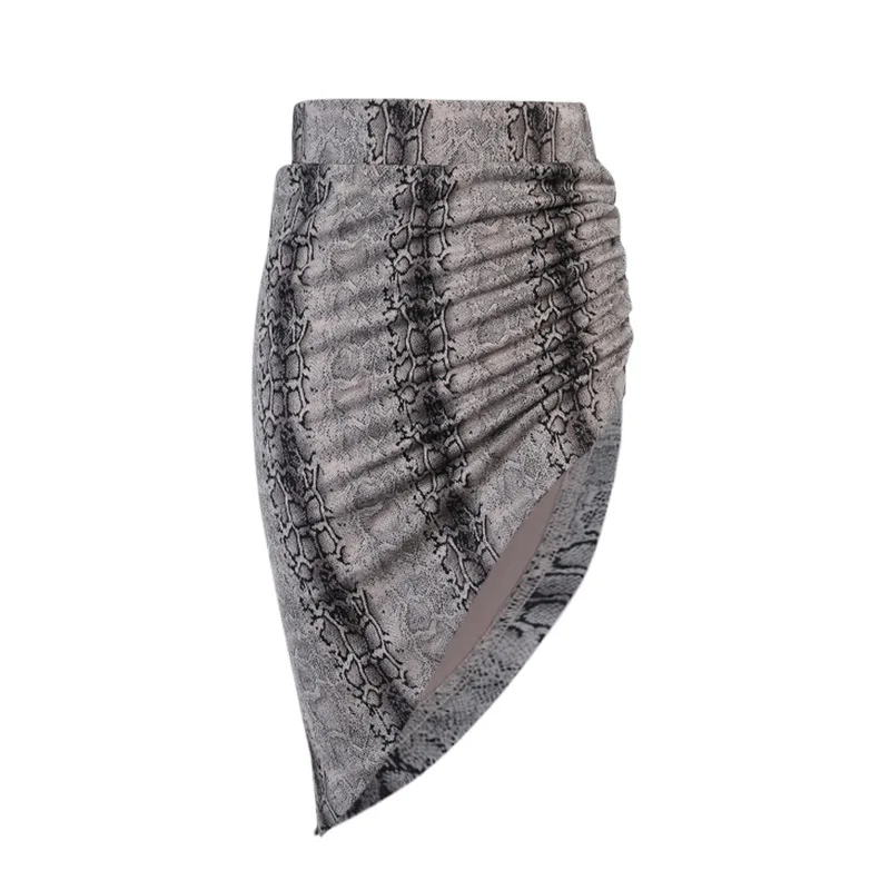 Eversea Snake Pattern Slope Skirt Women Summer Irregular Fashion Style Fit Lady Bottom Wear
Eversea Snake Pattern Slope Skirt Women Summer Irregular Fashion Style Fit Lady Bottom Wear