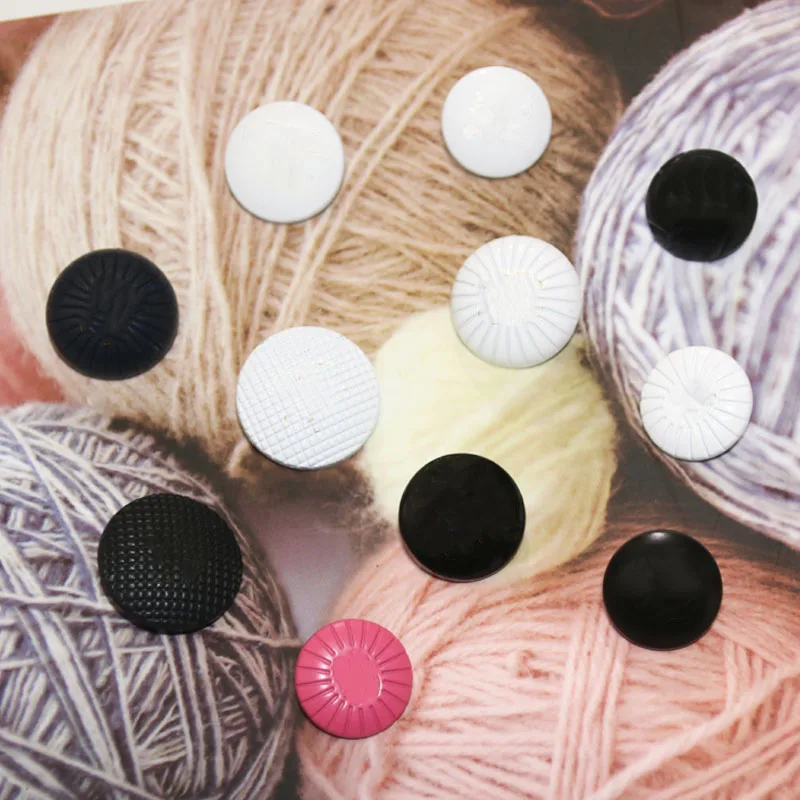 Металлическая кнопка для пальто, изысканная Высококачественная кнопка для одежды, аксессуары для пальто, кнопка, 10 комплектов ручной работ...