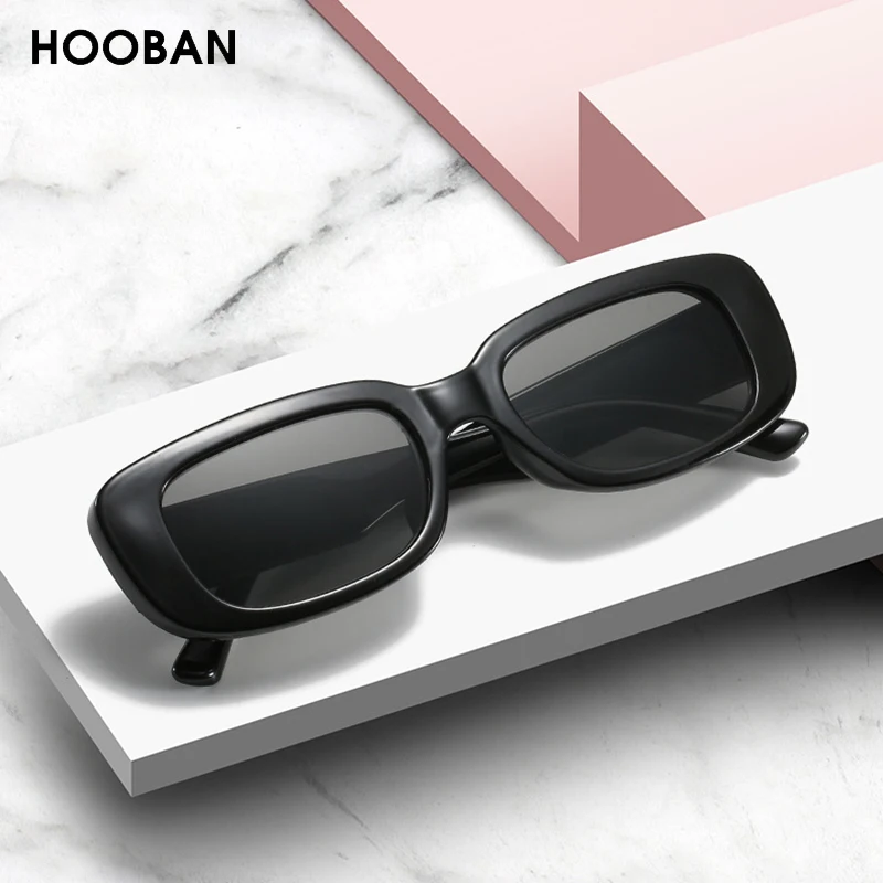 HOOBAN 2020 новые модные женские солнцезащитные очки винтажные прямоугольные