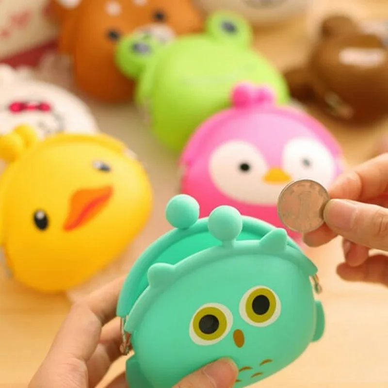 Mini Wallet Change Coin Purse Silicone Lovely Cartoon Bags Animal Pouch Handbag
Mini Wallet Change Coin Purse Silicone Lovely Cartoon Bags Animal Pouch Handbag