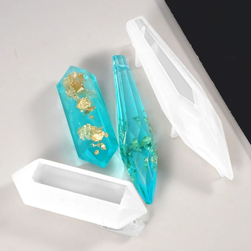 18Pcs Resin Pendulum Molds Silicone Quartz Crystal Molds with 20cs Metal Bead Caps Epoxy UV Resin Molds Jewelry Tools M7DD
18Pcs Resin Pendulum Molds Silicone Quartz Crystal Molds with 20cs Metal Bead Caps Epoxy UV Resin Molds Jewelry Tools M7DD