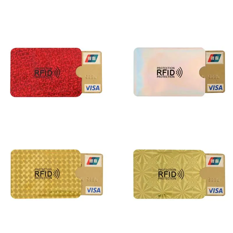 

10 шт. RFID кредитный держатель для карт ID карты рукав протектор Блокировка защита от кражи