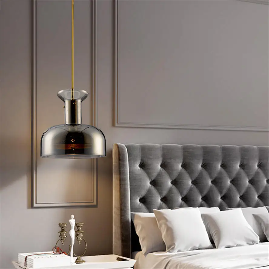 postmodern design Smoke gray copper pendant lights for villa kitchen dining room luxury home deco hanging luster led luminaire
postmodern design Smoke gray copper pendant lights for villa kitchen dining room luxury home deco hanging luster led luminaire