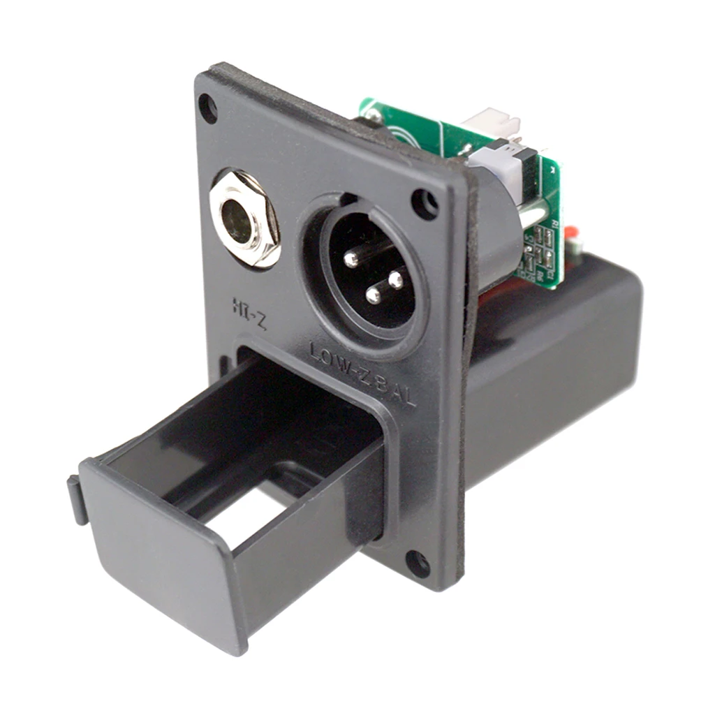 9V гитара Пикап батарея коробка держатель музыкальный инструмент аксессуар, черный 
9V гитара Пикап батарея коробка держатель музыкальный инструмент аксессуар, черный