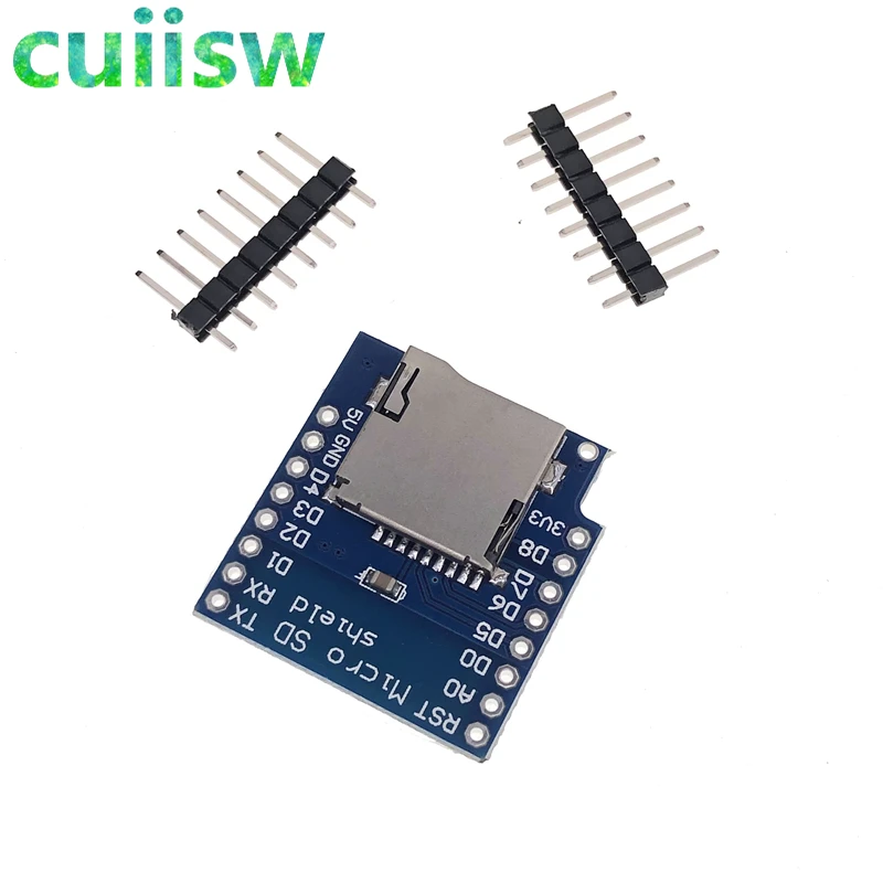 Щит для карты Micro SD WeMos D1 Mini TF WiFi ESP8266 совместимый беспроводной модуль arduino - купить