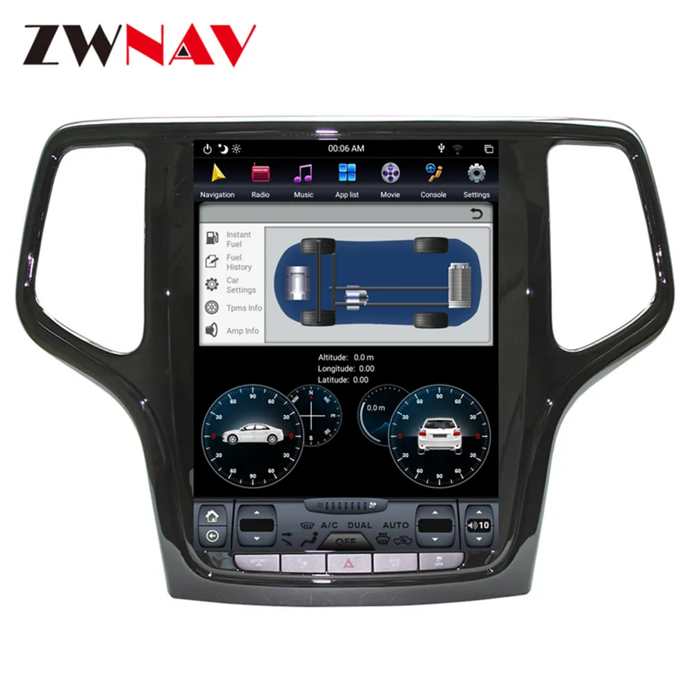 4+128GB Tesla Screen For JEEP Grand Cherokee 2014+ Android 9.0 Car Multimedia Player GPS Navigation Auto Audio Radio Stereo Unit
4+128GB Tesla Screen For JEEP Grand Cherokee 2014+ Android 9.0 Car Multimedia Player GPS Navigation Auto Audio Radio Stereo Unit