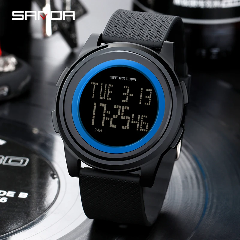 SANDA Brand Men Sports Watches Fashion Chronos Countdown Waterproof LED Digital Watch Man Military Wrist Watch Relogio Masculino
SANDA Brand Men Sports Watches Fashion Chronos Countdown Waterproof LED Digital Watch Man Military Wrist Watch Relogio Masculino